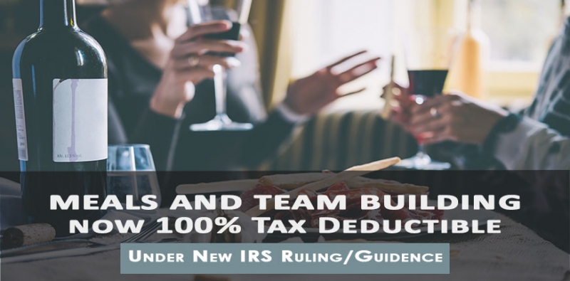 How to Deduct Meals and Entertainment this Tax Year- IRS Notice 2021-25